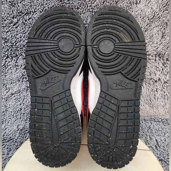 Nike Dunk Low Retro Red Swoosh Panda Shoes Men's Size 9 - Picture 8 of 9